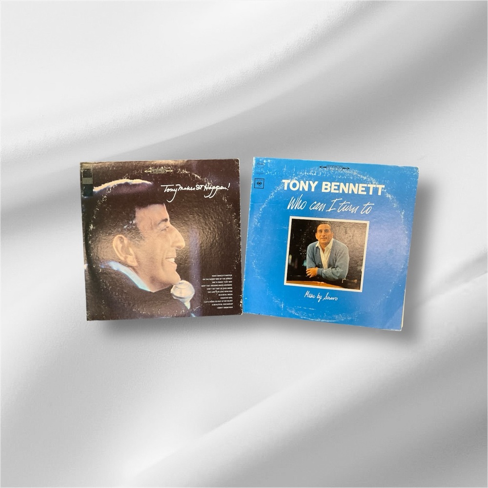 Tony Bennett Lot Of 2 Original Vinyl Records LP’s 1967 & 1972